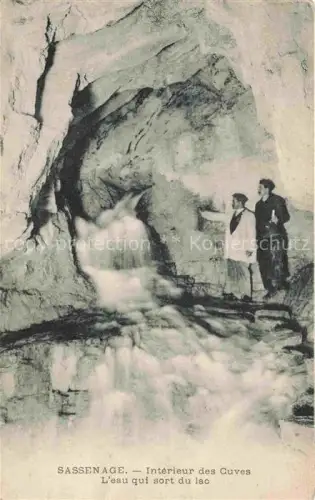 AK / Ansichtskarte Sassenage GRENOBLE 38 Isere Interieur des Cuves L'eau qui sort du lac