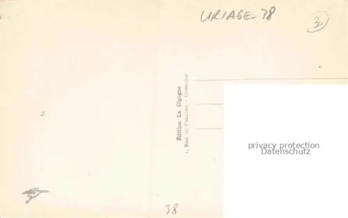 AK / Ansichtskarte Uriage-les-Bains GRENOBLE 38 Isere Le Chateau sous la neige