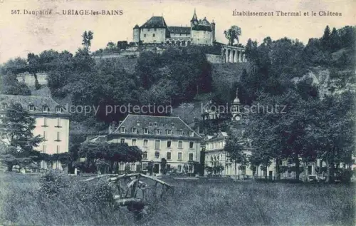 AK / Ansichtskarte Uriage-les-Bains GRENOBLE 38 Isere Etablissement Thermal et le Chateau