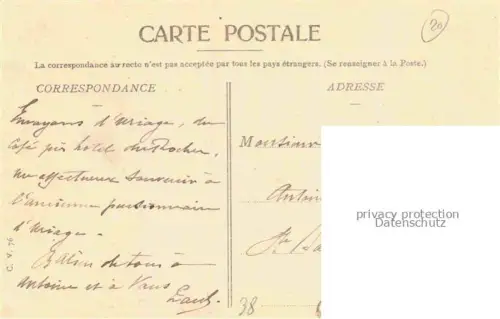 AK / Ansichtskarte Uriage-les-Bains GRENOBLE 38 Isere Le Chateau