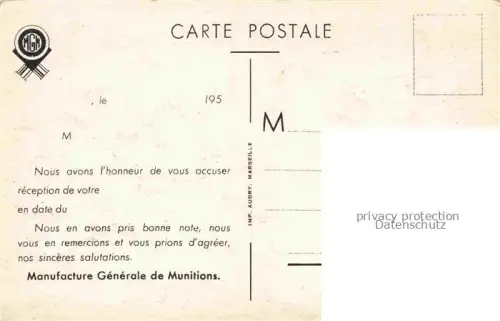 AK / Ansichtskarte HUNDE dogs chiens-- Manufacture Generale de Munitions 