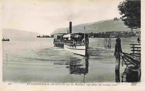 AK / Ansichtskarte Schiffe Binnenschifffahrt Lac du Bourget Dax les Bains 