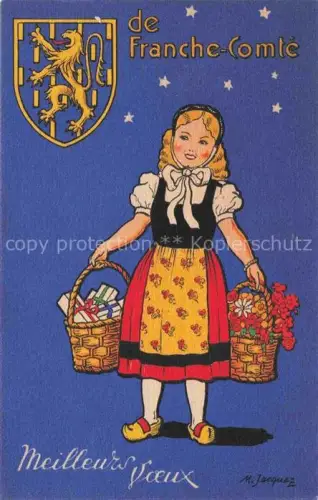 AK / Ansichtskarte Heraldik Heraldique-- M. Jacquez Trachten Provinces 