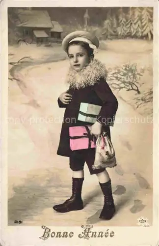 AK / Ansichtskarte Foto Astor Nr. 2191 Bonne Annee Neujahr Kind