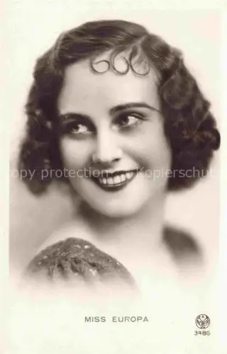 AK / Ansichtskarte Foto Noyer A Paris Nr. 3486 Miss Europa Frau 