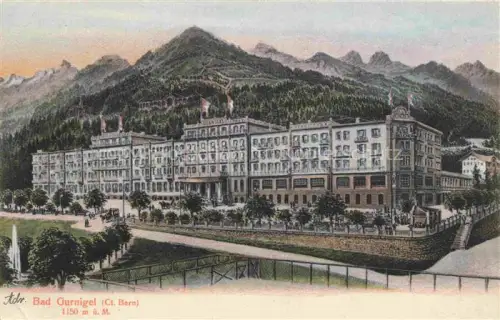 AK / Ansichtskarte Bad Gurnigel Gurnigelbad Guggisberg BE Kurhotel Litho