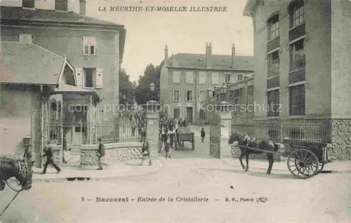 AK / Ansichtskarte Baccarat Luneville 54 Meurthe-et-Moselle Entrée de la Cristallerie