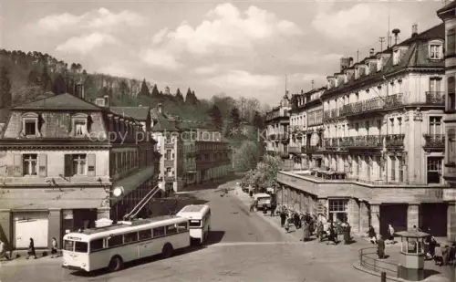 AK / Ansichtskarte BADEN-BADEN BW Leopoldsplatz und Luisenstrasse Bus