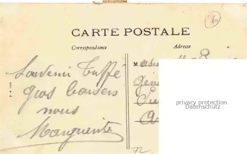 AK / Ansichtskarte Tuffe MAMERS 72 Sarthe Rue de la Gare