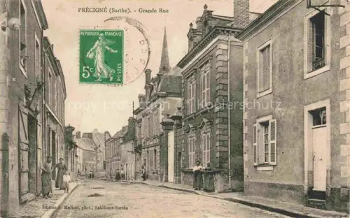 AK / Ansichtskarte Precigne LA FLECHE 72 Sarthe Grande Rue