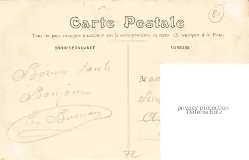 AK / Ansichtskarte Parigne-l Eveque LE MANS 72 Sarthe Place de l'Eglise