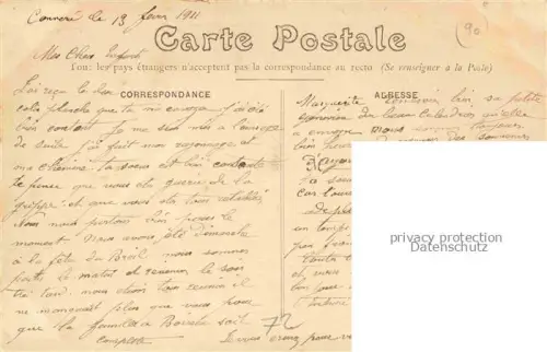 AK / Ansichtskarte Connerre MAMERS 72 Sarthe Rue Ledru-Rollin Costume Sathoise