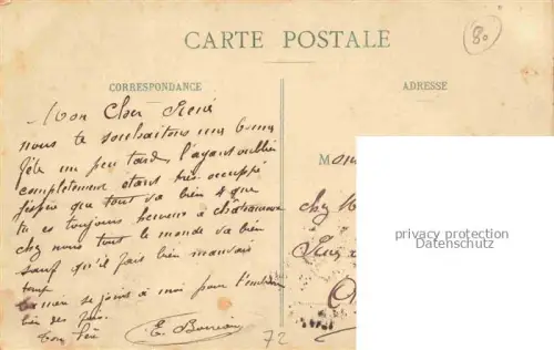 AK / Ansichtskarte Le Breil-sur-Merize MAMERS 72 Sarthe Rue de la Lande