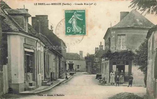 AK / Ansichtskarte Le Breil-sur-Merize MAMERS 72 Sarthe Grande Rue
