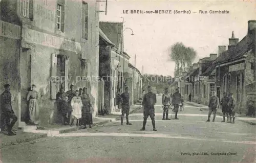 AK / Ansichtskarte Le Breil-sur-Merize MAMERS 72 Sarthe Rue Gambetta