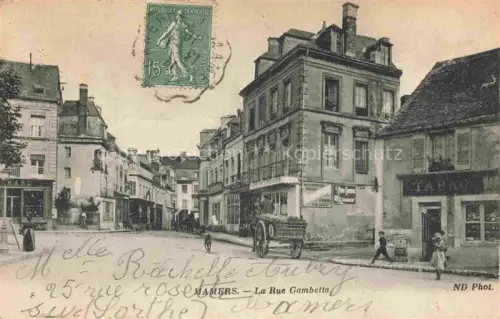 AK / Ansichtskarte MAMERS 72 Sarthe Rue Gambetta