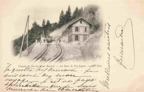 AK / Ansichtskarte AIX-LES-BAINS Chambery 73 Savoie Chemin de Fer du Mont Revard la Gare de Pré-Japert