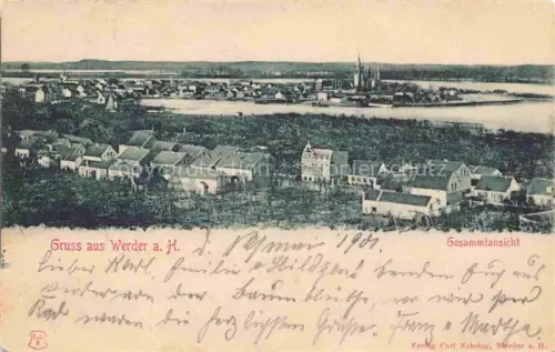 AK / Ansichtskarte Werder Havel Gesamtansicht