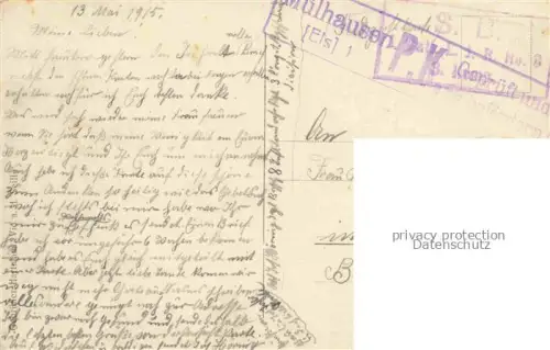 AK / Ansichtskarte Chambrey Chateau-Salins 57 Moselle Vue panoramique Feldpost Pruefstempel