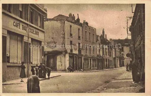 AK / Ansichtskarte Pont-Saint-Vincent 54 Meurthe-et-Moselle Partie de la Rue Nationale détruite par la guerre Ruines Grande Guerre Truemmer 2. Weltkrieg