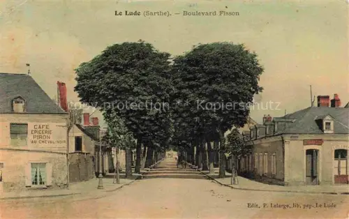 AK / Ansichtskarte Le Lude LA FLECHE 72 Sarthe Boulevard Fisson