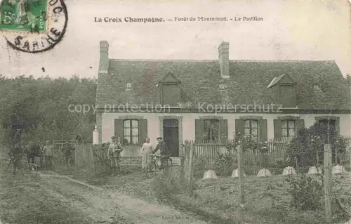 AK / Ansichtskarte Foret de Montmirail Mamers 72 Sarthe Le Pavillon