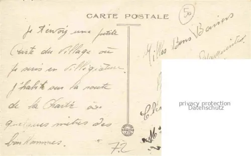 AK / Ansichtskarte Chahaignes LA FLECHE 72 Sarthe Ronte de La Chartre