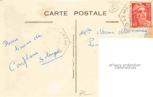 AK / Ansichtskarte Conflans-sur-Anille MAMERS 72 Sarthe Rue Principale