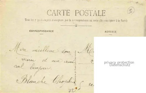 AK / Ansichtskarte La Guierche LE MANS 72 Sarthe Rue Principale Café Restaurant