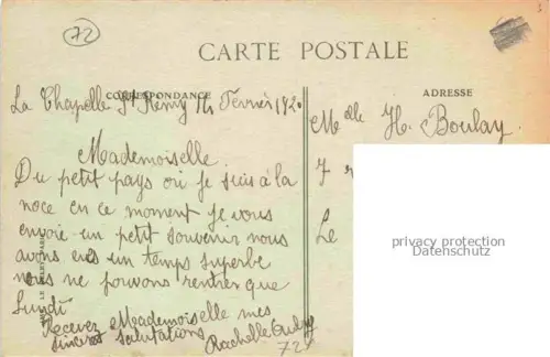 AK / Ansichtskarte La Chapelle-Saint-Remy Arrivée de Tuffé