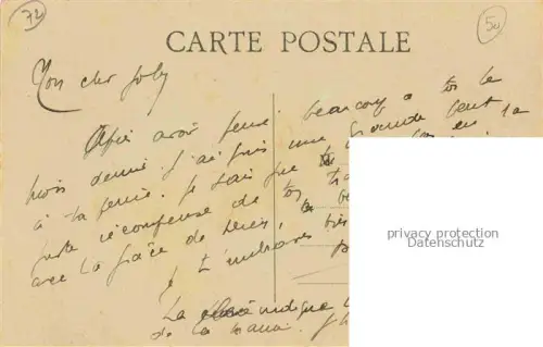 AK / Ansichtskarte Coulans-sur-Gee LA FLECHE 72 Sarthe Centre du Bourg et Bureau de Poste