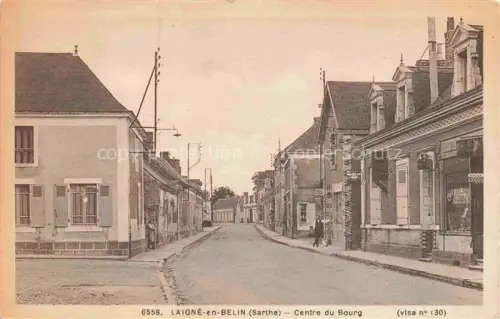 AK / Ansichtskarte Laigne-en-Belin LE MANS 72 Sarthe Centre du Bourg