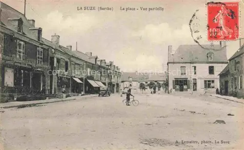 AK / Ansichtskarte La Suze-sur-Sarthe LA FLECHE 72 Sarthe La Place vue partielle