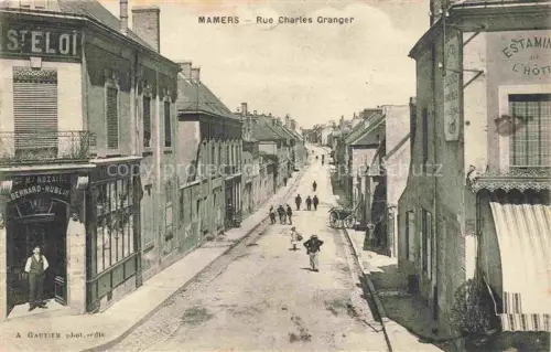 AK / Ansichtskarte MAMERS 72 Sarthe Rue Charles Granger Correspondence Militaire