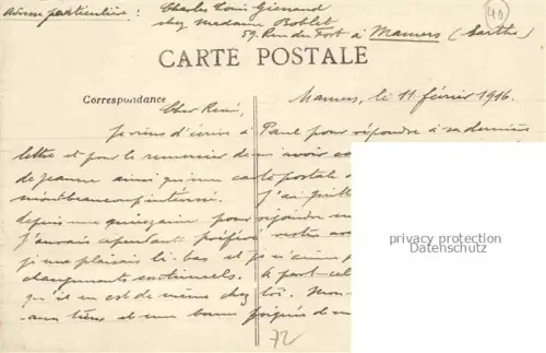 AK / Ansichtskarte MAMERS 72 Sarthe Place Carnot Eglise