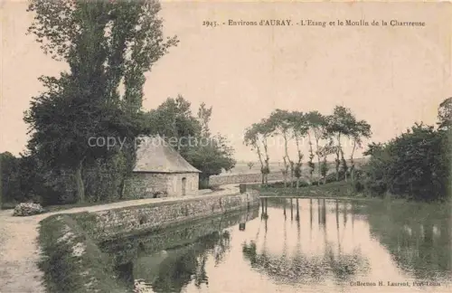 AK / Ansichtskarte Auray Lorient 56 Morbihan Etang Moulin de la Chartreuse