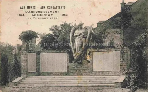 AK / Ansichtskarte BERNAY 27 Eure Aux Morts Aux Combattans