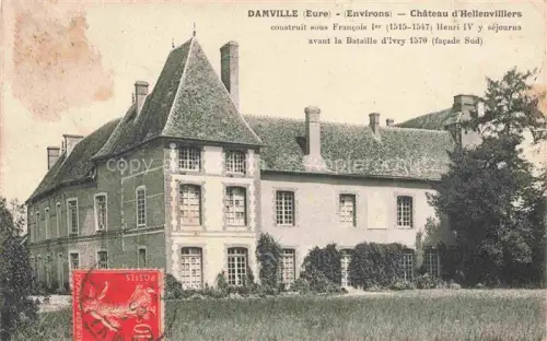 AK / Ansichtskarte Damville Evreux 27 Eure Chateau d Hellenvillirs