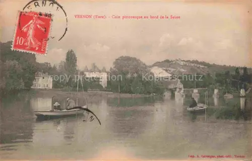AK / Ansichtskarte Vernon  Evreux 27 Eure Coin pittoresque bord de la Seine