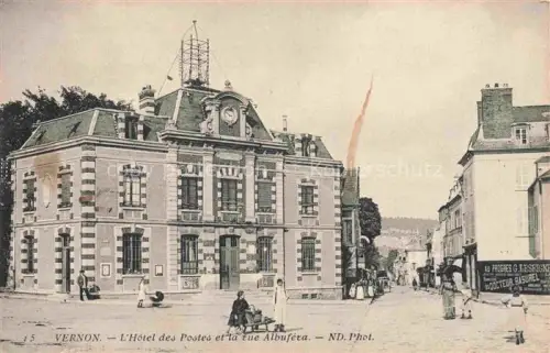 AK / Ansichtskarte Vernon  Evreux 27 Eure Hotel Postes Albufera