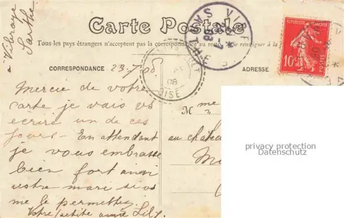 AK / Ansichtskarte Vibraye MAMERS 72 Sarthe Schloss