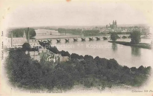 AK / Ansichtskarte TOURS 37 Indre-et-Loire Vue Generale