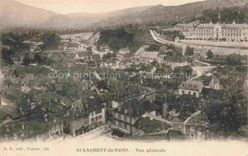 AK / Ansichtskarte St-Laurent-du-Pont Grenoble 38 Isere Vue generale