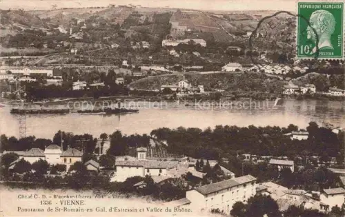 AK / Ansichtskarte VIENNE  Vienne-sur-le-Rhone 38 Isere Panorama de St Romain en Gal d'Estressin et Vallee du Rhone