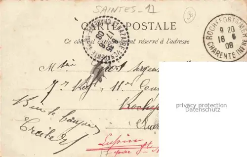 AK / Ansichtskarte SAINTES 17 Charente-Maritime Route de Pons Quartier Saint Eutrope