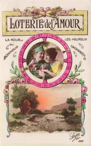 AK / Ansichtskarte Foto SAPI Paris Nr. 929 Loterie de l amour 