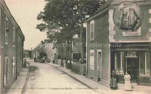AK / Ansichtskarte Laigne-en-Belin LE MANS 72 Sarthe Route de St. Gervais Costumes Sarthois