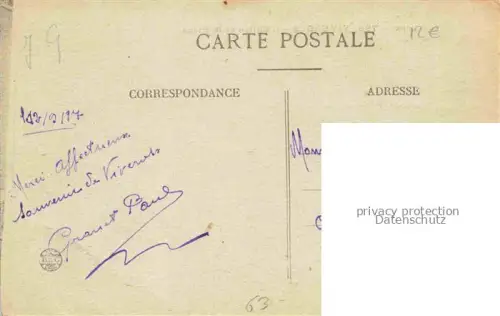 AK / Ansichtskarte Viverols AMBERT 63 Puy-de-Dome Eglise et la Place