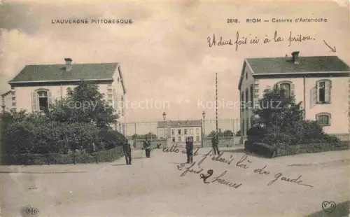 AK / Ansichtskarte RIOM 63 Puy-de-Dome Caserne d'Anterroche