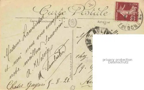 AK / Ansichtskarte Chatel-Guyon Chatelguyon 63 Puy-de-Dome Le Printania Hôtel